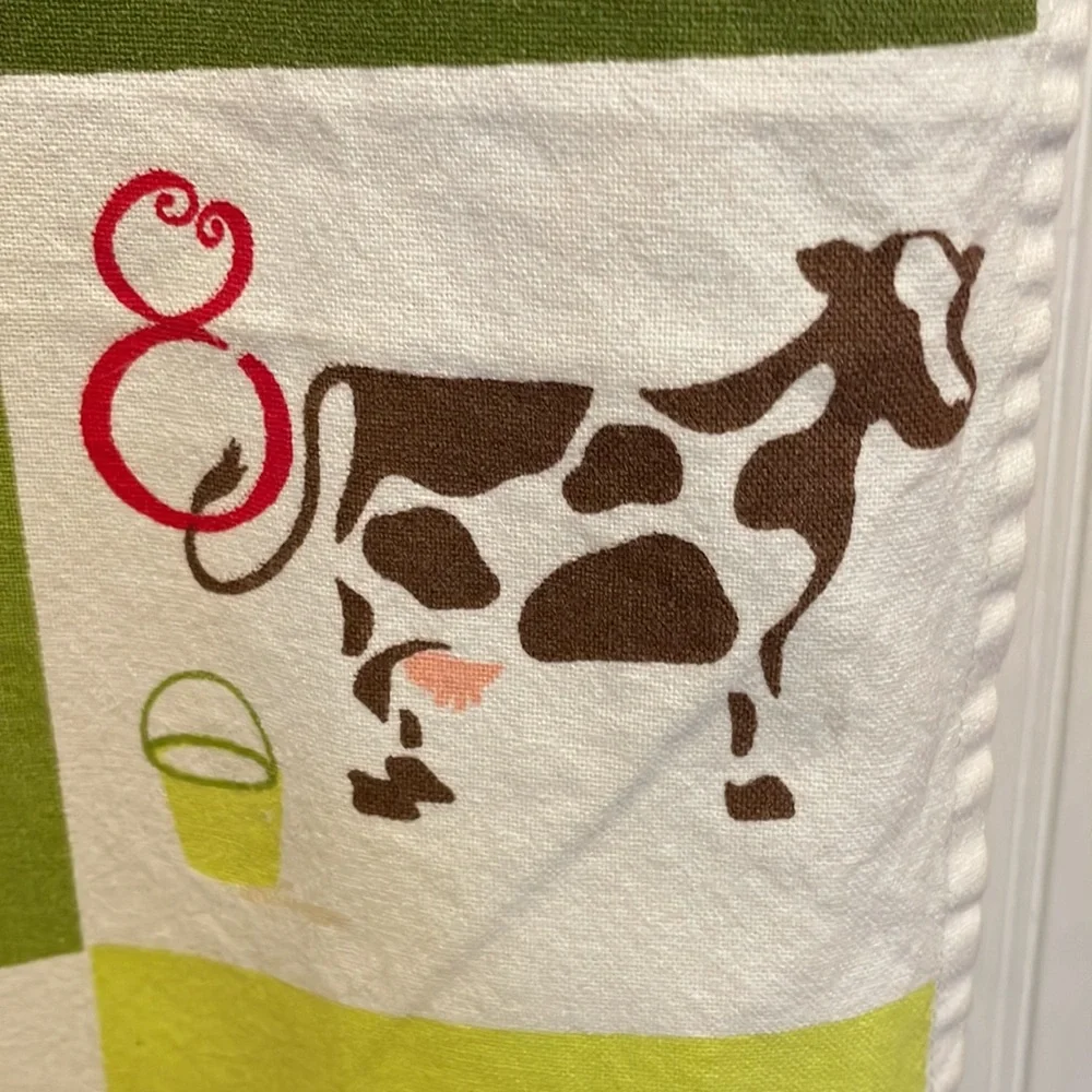 Crate&Barrel 12 Days Of Christmas Tea Towel